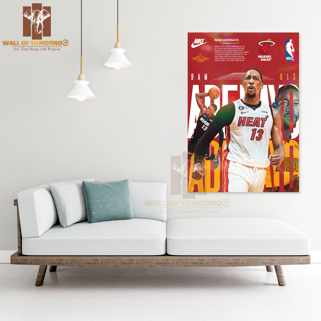 Famous Basketball Team Player Miami Sports High Quality Unframed Poster Print & Waterproof Poster Print Wall Décor