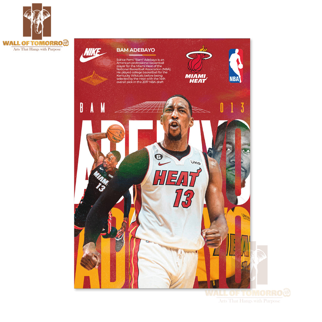 Famous Basketball Team Player Miami Sports High Quality Unframed Poster Print & Waterproof Poster Print Wall Décor