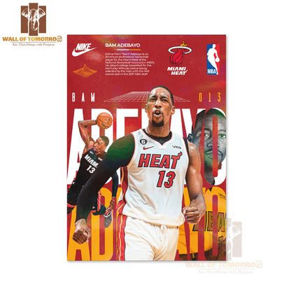 Famous Basketball Team Player Miami Sports High Quality Unframed Poster Print & Waterproof Poster Print Wall Décor