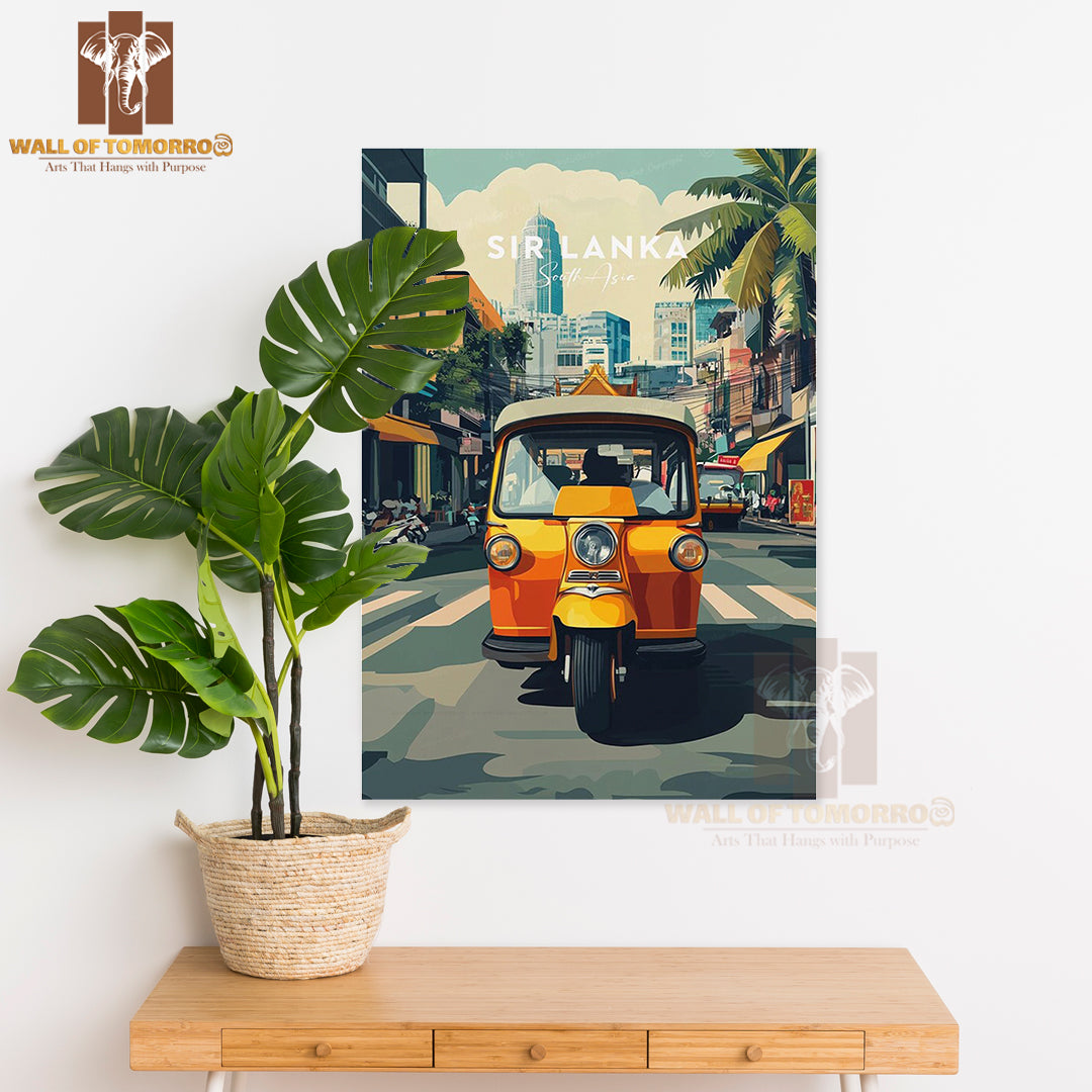 South Asia, Sri Lanka Travel High Quality Unframed Poster Print & Waterproof Poster Print Wall Décor