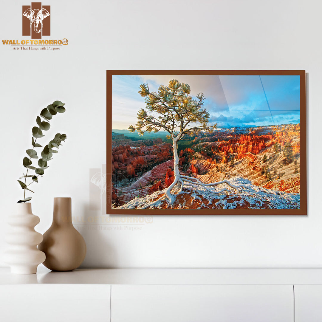 Snow Storm in Bryce High Quality Unframed Poster Print & Waterproof Poster Print Wall Décor