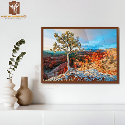 Snow Storm in Bryce High Quality Unframed Poster Print & Waterproof Poster Print Wall Décor