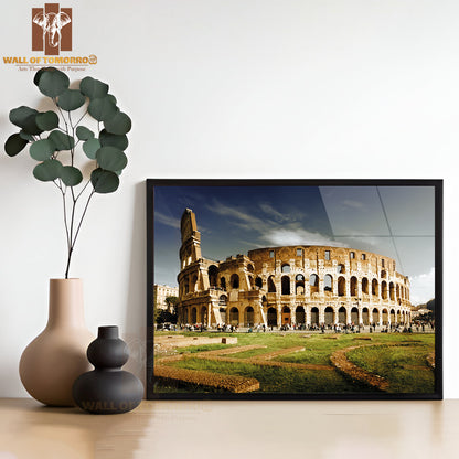 Colosseum In Rome, Italy Travel High Quality Unframed Poster Print & Waterproof Poster Print Wall Décor