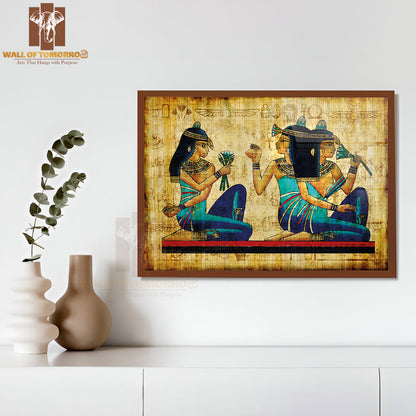 Paint Egyptian Art High Quality Glass Frame Wall Décor