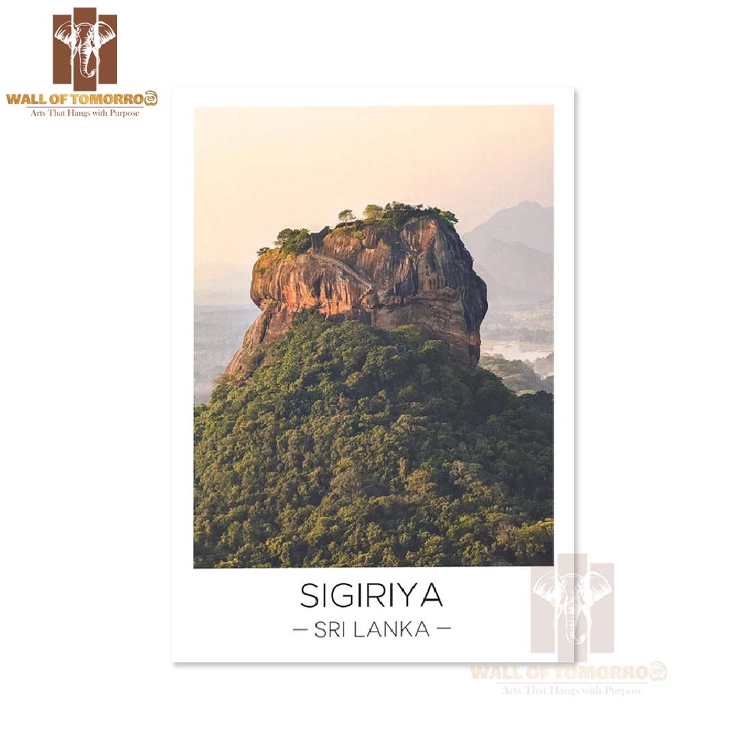 Sigiriya Rock, Sri Lanka Travel High Quality Unframed Poster Print & Laminated Poster Print Wall Décor
