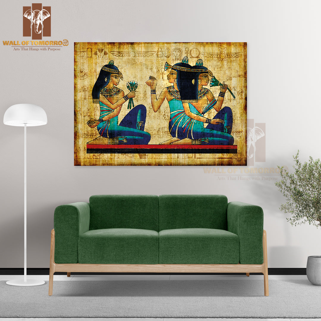 Paint Egyptian Art High Quality Unframed Poster Print & Waterproof Poster Print Wall Décor