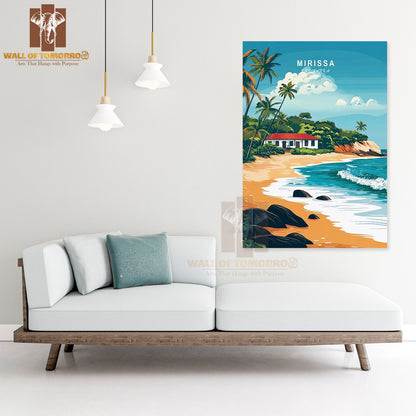 Mirissa Sri Lanka Travel High Quality Unframed Poster Print & Waterproof Poster Print Wall Décor