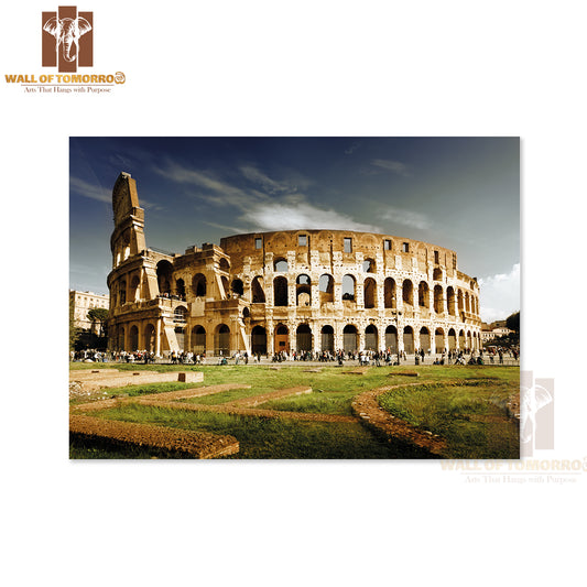 Colosseum In Rome, Italy Travel High Quality Unframed Poster Print & Waterproof Poster Print Wall Décor