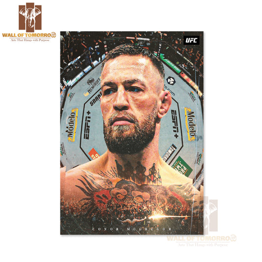 Famous Fighter Emphasizing His Status Sports High Quality Unframed Poster Print & Waterproof Poster Print Wall Décor