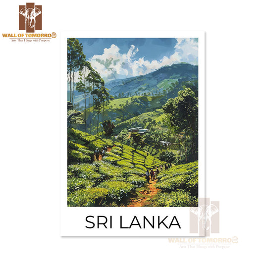 Nuwara Eliya Sri Lanka Travel High Quality Unframed Poster Print & Waterproof Poster Print Wall Décor