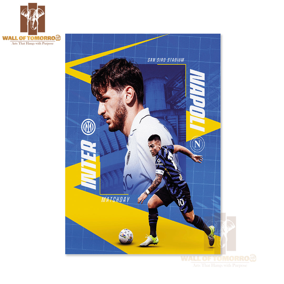 Football Clash Famous Basketball Team Players Sports High Quality Unframed Poster Print & Waterproof Poster Print Wall Décor