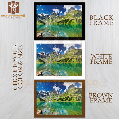 Landscape Scenery Australia High Quality Glass Frame Wall Décor