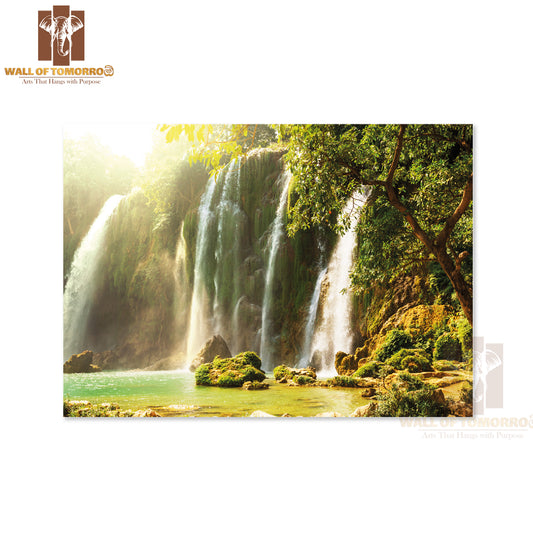 Ban Gioc Detian Waterfall in Vietnam High Quality Unframed Poster Print & Waterproof Poster Print Wall Décor