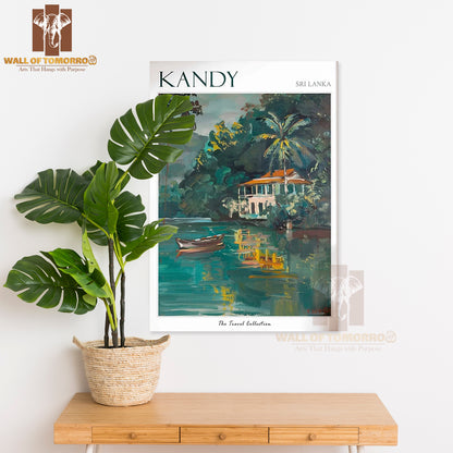 Kandy Travel Sri Lanka High Quality Unframed Poster Print & Waterproof Poster Print Wall Décor