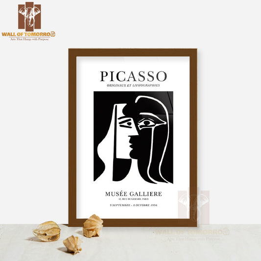 Lithographie Picasso Art High Quality Glass Frame Wall Décor