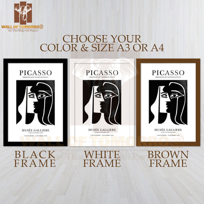 Lithographie Picasso Art High Quality Glass Frame Wall Décor