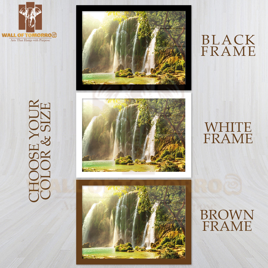 Ban Gioc Detian Waterfall in Vietnam High Quality Unframed Poster Print & Waterproof Poster Print Wall Décor
