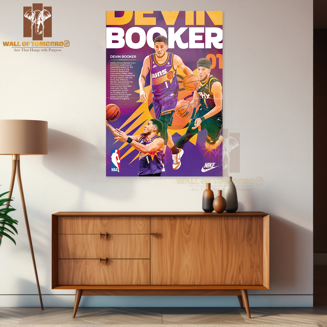 Famous Basketball Team Player Skills on The Basketball Court Sports High Quality Unframed Poster Print & Waterproof Poster Print Wall Décor