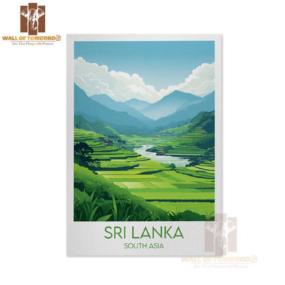 Sri Lanka Travel South Asia High Quality Unframed Poster Print & Laminated Poster Print Wall Décor