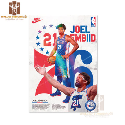 Famous Basketball Team Player During the Practice Sports High Quality Unframed Poster Print & Waterproof Poster Print Wall Décor