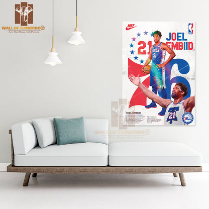 Famous Basketball Team Player During the Practice Sports High Quality Unframed Poster Print & Waterproof Poster Print Wall Décor