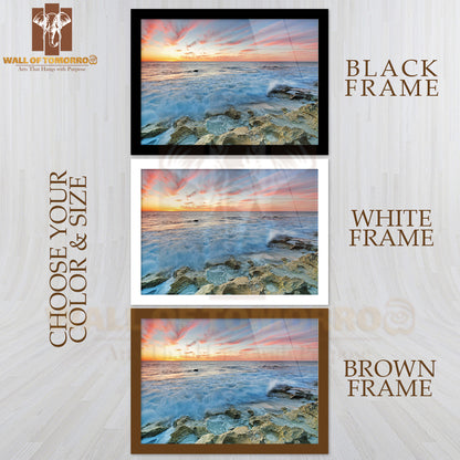 Sunset In Perth, Western Australia High Quality Unframed Poster Print & Waterproof Poster Print Wall Décor