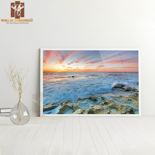 Sunset In Perth, Western Australia High Quality Unframed Poster Print & Waterproof Poster Print Wall Décor