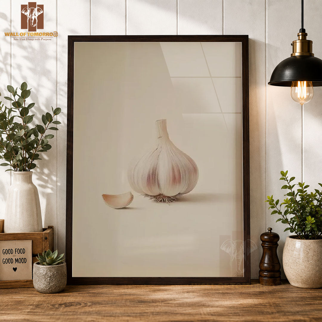 Garlic Kitchen & Restaurant High Quality Glass Frame Wall Décors in Sri Lanka