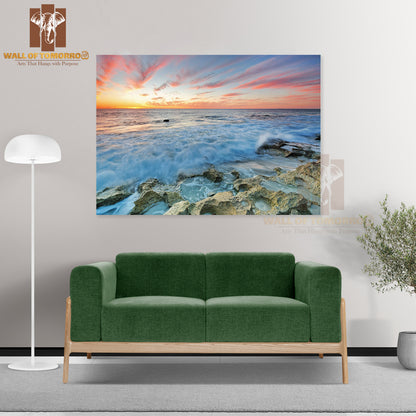 Sunset In Perth, Western Australia High Quality Unframed Poster Print & Waterproof Poster Print Wall Décor