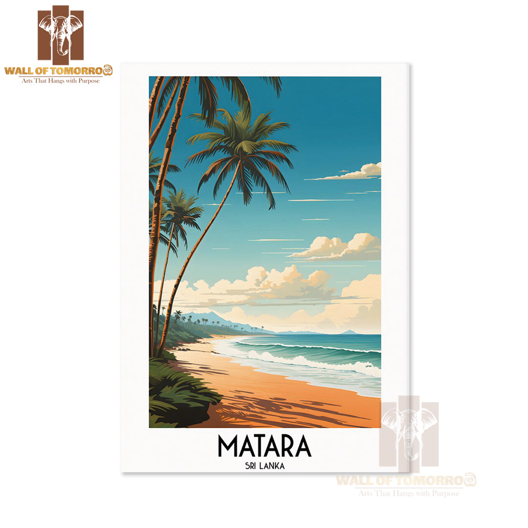 Matara Travel Sri Lanka High Quality Unframed Poster Print & Waterproof Poster Print Wall Décor