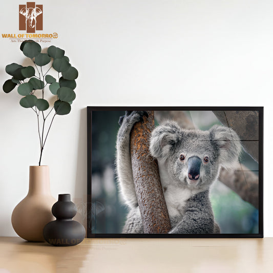 A Cute Koala Bear High Quality Unframed Poster Print & Waterproof Poster Print Wall Décor