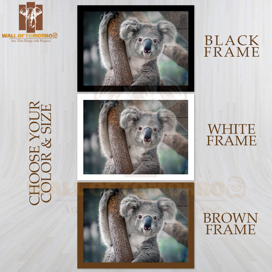 A Cute Koala Bear High Quality Unframed Poster Print & Waterproof Poster Print Wall Décor