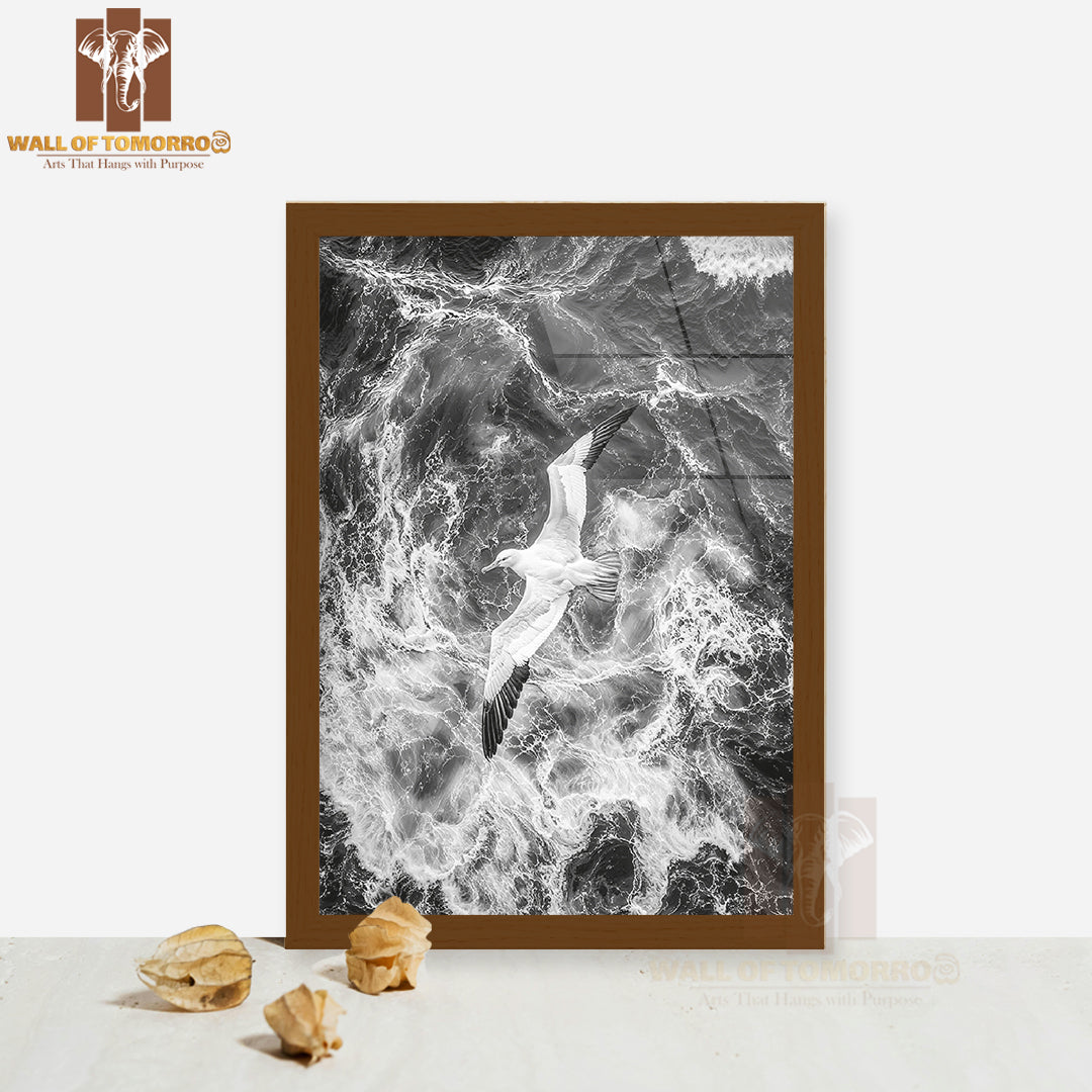 Seagull Grace High Quality Glass Frame Wall Décor