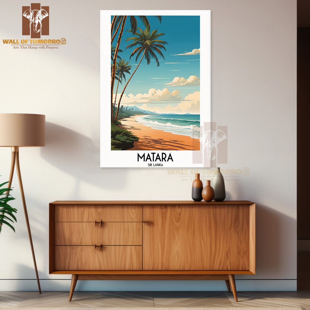 Matara Travel Sri Lanka High Quality Unframed Poster Print & Waterproof Poster Print Wall Décor