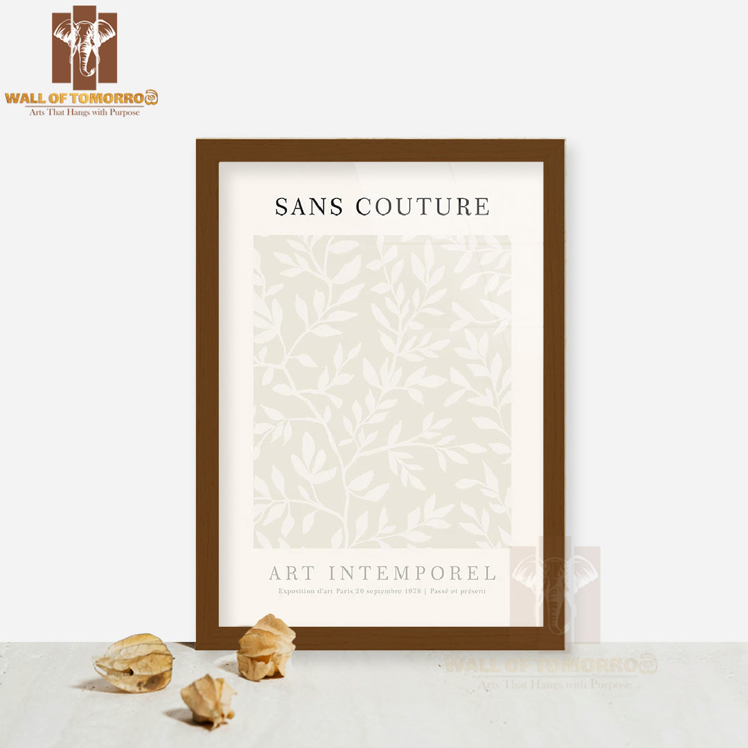 Sans Couture Art High Quality Glass Frame Wall Décor