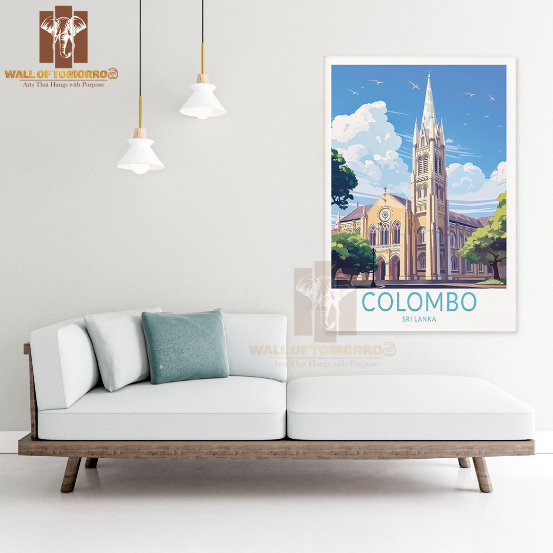 Colombo Sri Lanka Travel High Quality Unframed Poster Print & Waterproof Poster Print Wall Décor