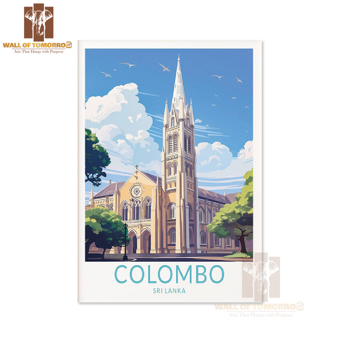 Colombo Sri Lanka Travel High Quality Unframed Poster Print & Waterproof Poster Print Wall Décor
