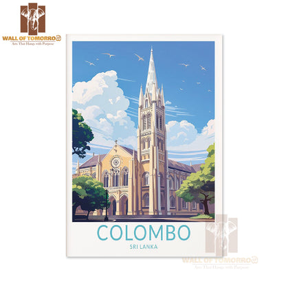 Colombo Sri Lanka Travel High Quality Unframed Poster Print & Waterproof Poster Print Wall Décor