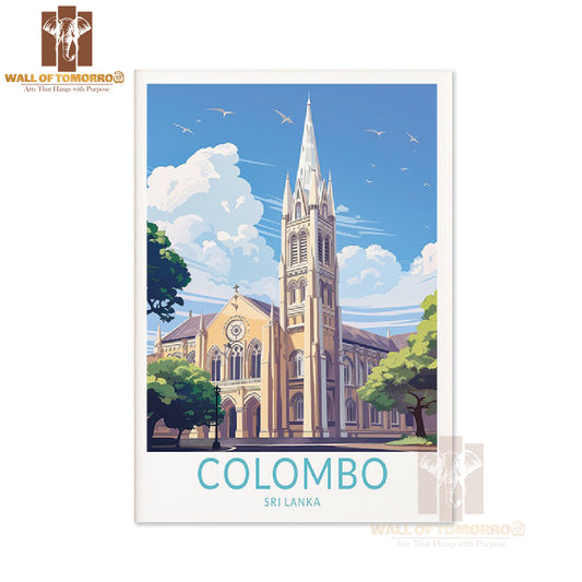 Colombo Sri Lanka Travel High Quality Unframed Poster Print & Waterproof Poster Print Wall Décor