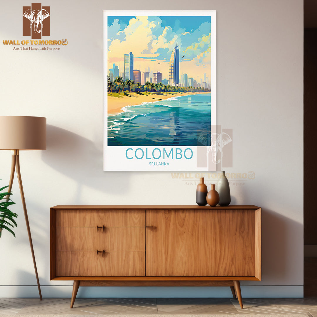 Colombo Sri Lanka Travel High Quality Unframed Poster Print & Waterproof Poster Print Wall Décor