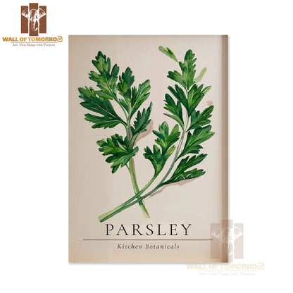 Parsley Kitchen Botanicals Kitchen & Restaurant High Quality Unframed Poster Print & Waterproof Poster Print Wall Décor in Sri Lanka