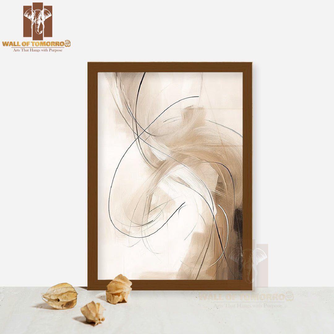 Abstract Odyssey High Quality Glass Frame Wall Décor