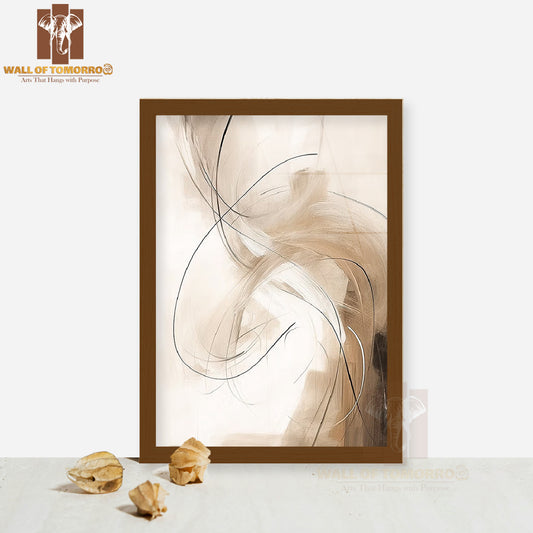 Abstract Odyssey High Quality Glass Frame Wall Décor