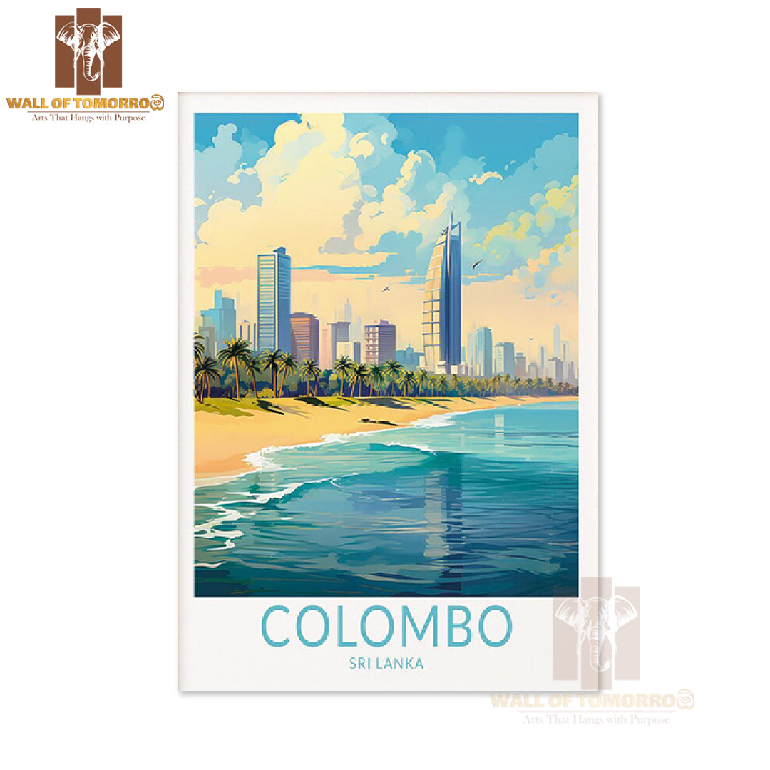 Colombo Sri Lanka Travel High Quality Unframed Poster Print & Waterproof Poster Print Wall Décor
