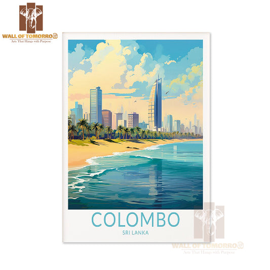 Colombo Sri Lanka Travel High Quality Unframed Poster Print & Waterproof Poster Print Wall Décor