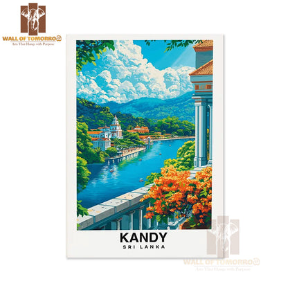 Kandy, Sri Lanka Travel High Quality Unframed Poster Print & Waterproof Poster Print Wall Décor