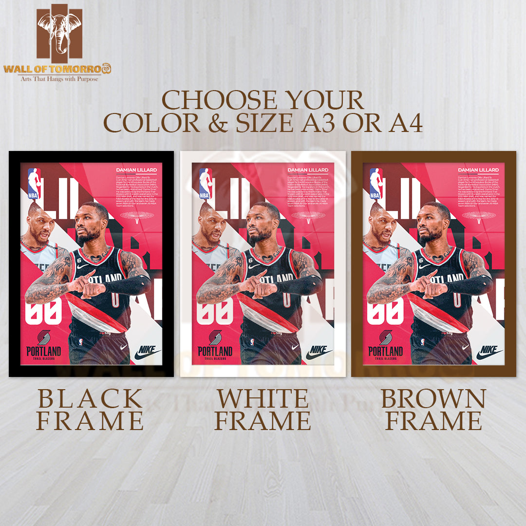 Famous Soccer Player Portland Sports High Quality Glass Frame Wall Décor