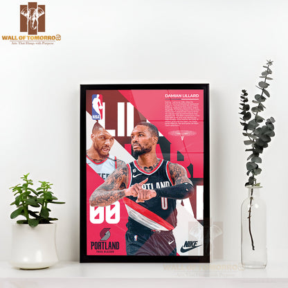 Famous Soccer Player Portland Sports High Quality Glass Frame Wall Décor