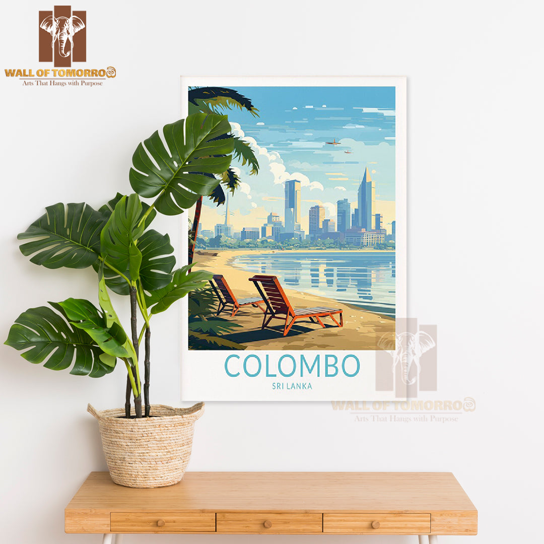 Colombo Sri Lanka Travel High Quality Unframed Poster Print & Waterproof Poster Print Wall Décor