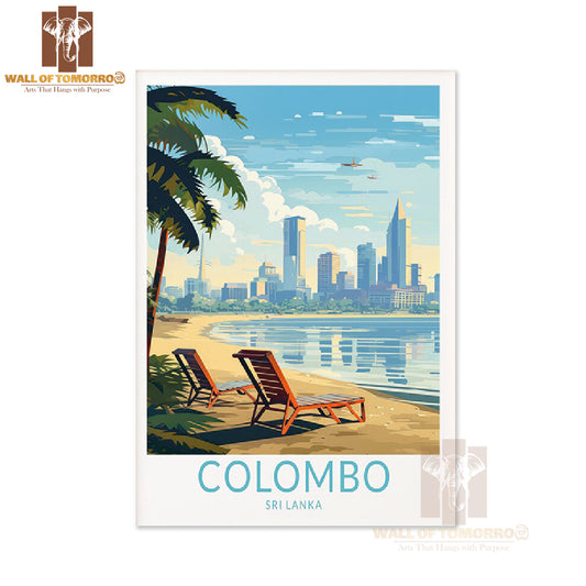Colombo Sri Lanka Travel High Quality Unframed Poster Print & Waterproof Poster Print Wall Décor